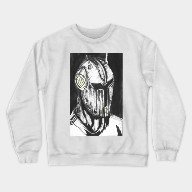 Helmet from Inktober 2021 Crewneck Sweatshirt by chadtheartist